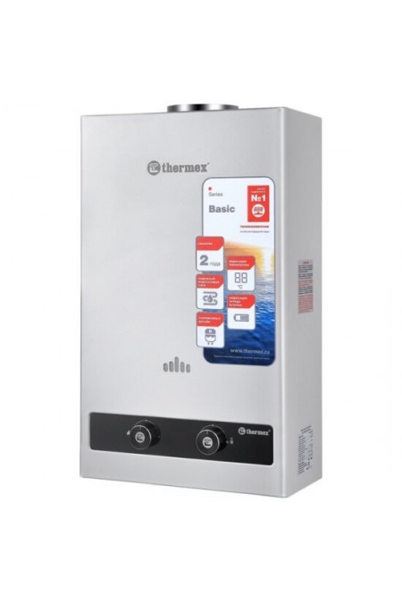 Проточный газовый водонагреватель Thermex B 20 D (серебристый) 1