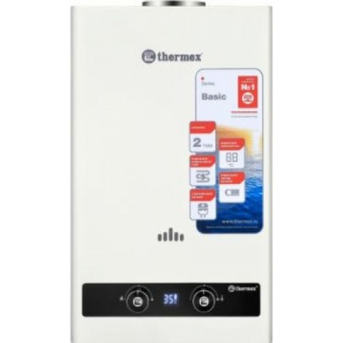 Проточный газовый водонагреватель Thermex B 20 D (серебристый) 4