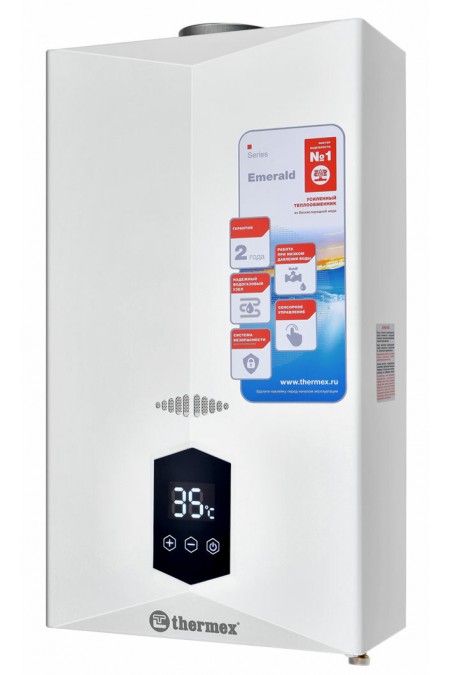 Проточный газовый водонагреватель Thermex E 22 MD (белый) 1