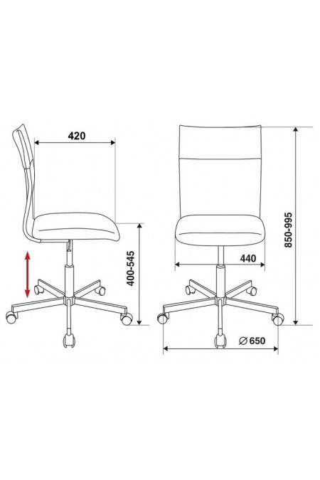 Компьютерное кресло Бюрократ CH-1399 офисное 2