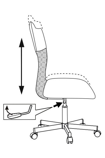 Компьютерное кресло Бюрократ CH-1399 офисное 3