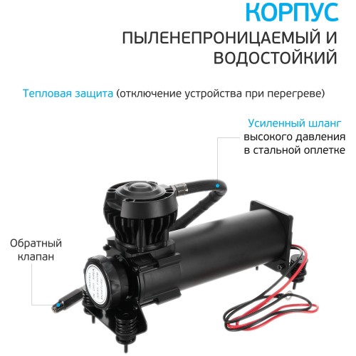 Автомобильный компрессор Berkut PRO-22 (черный) 7