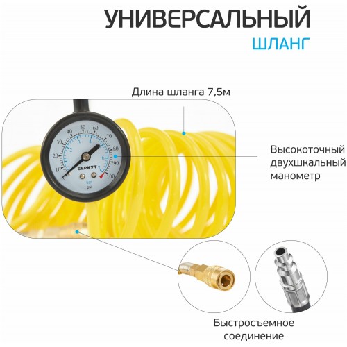 Автомобильный компрессор Berkut R17 (серый) 4