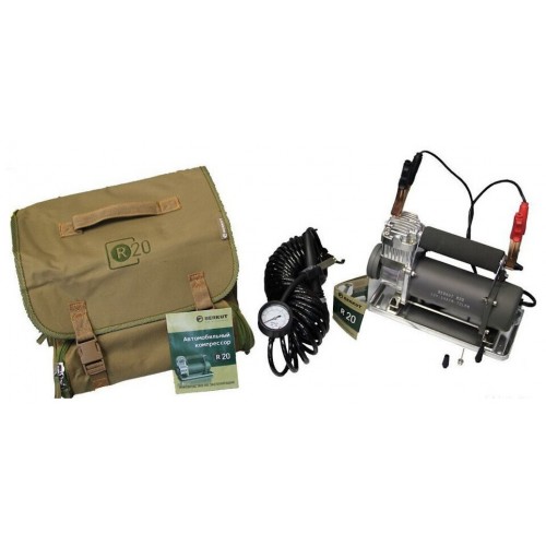 Автомобильный компрессор Berkut R20 72л/мин шланг 7.5м (серый) 7