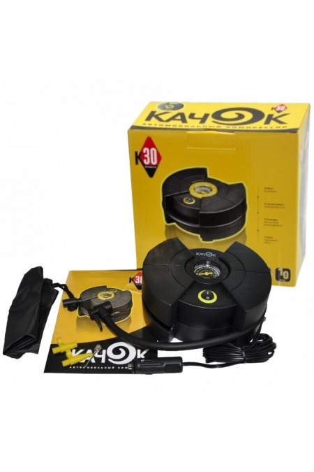 Автомобильный компрессор Качок K30 (черный) 6