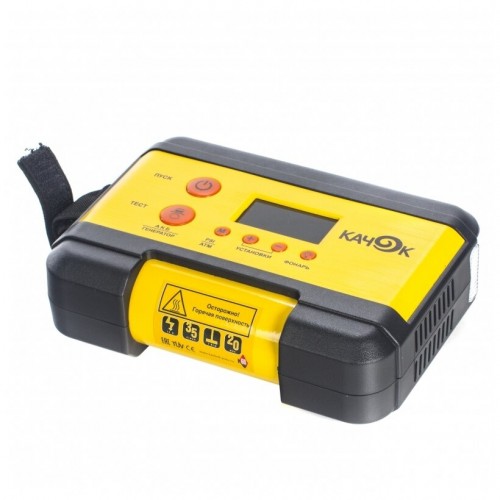 Автомобильный компрессор Качок K60 (черный/желтый) 2