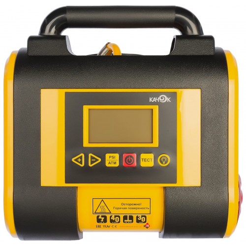 Автомобильный компрессор Качок К70 (черный/желтый) 1