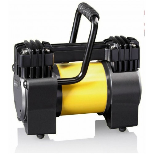 Автомобильный компрессор Качок К90 х2С (черный/желтый) 