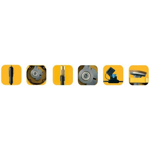 Автомобильный компрессор Качок К90 х2С (черный/желтый) 1