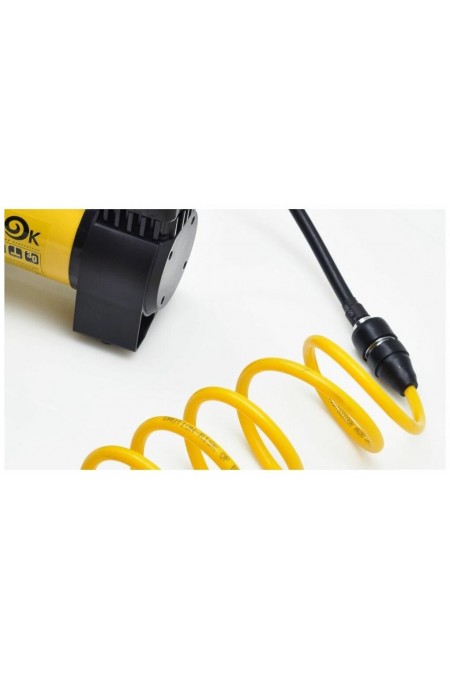 Автомобильный компрессор Качок К90 х2С (черный/желтый) 3