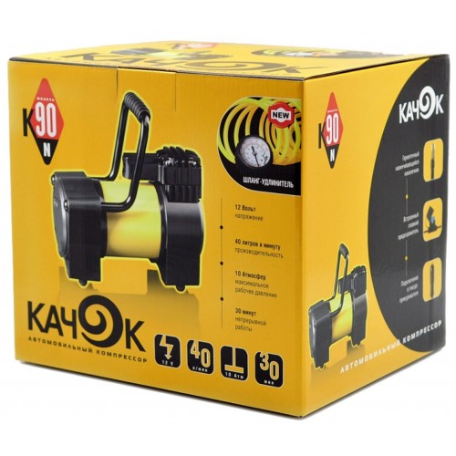 Автомобильный компрессор Качок К90N (серый) 3