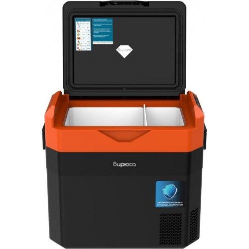 Автомобильный холодильник Бирюса НС-38P7 38л (черный/оранжевый) 4