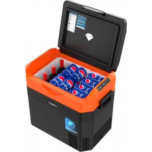 Автомобильный холодильник Бирюса НС-38P7 38л (черный/оранжевый) 6