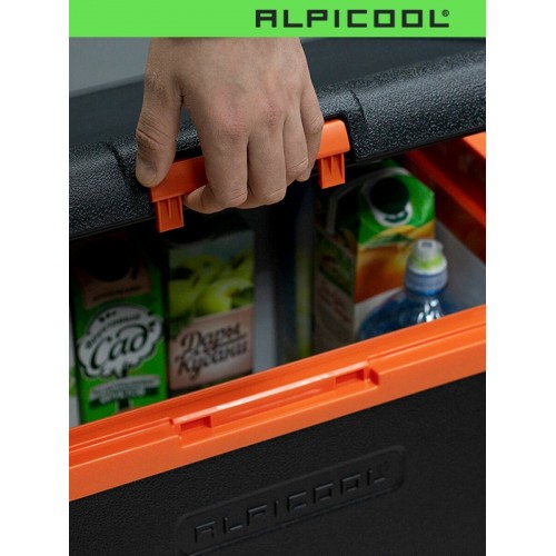 Автомобильный холодильник ALPICOOL CL40 (12/24) (черный/оранжевый) 3