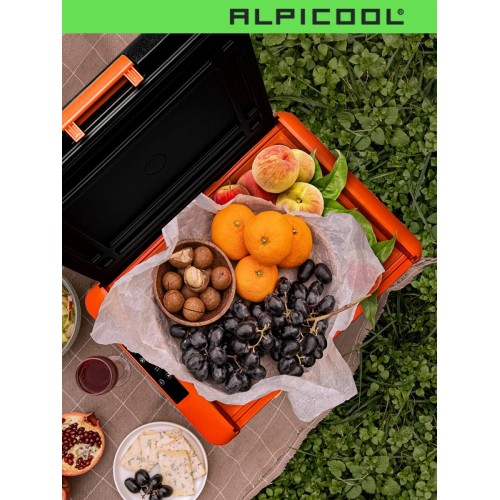 Автомобильный холодильник ALPICOOL CL40 (12/24) (черный/оранжевый) 4