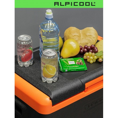 Автомобильный холодильник ALPICOOL CL40 (12/24) (черный/оранжевый) 8