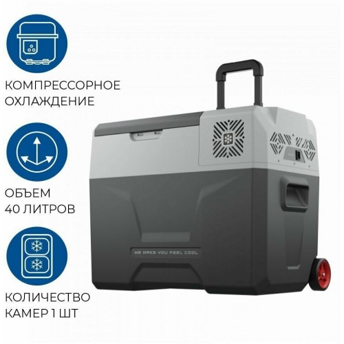 Автомобильный холодильник Alpicool CX40 (12/24) (серый) 3