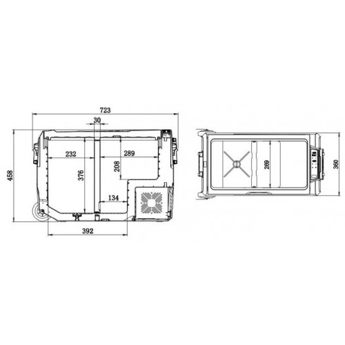 Автомобильный холодильник Alpicool ET50 (серый) 5