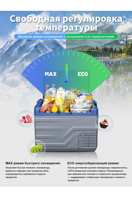 Автомобильный холодильник Alpicool NL40 (12/24) (серый) 3