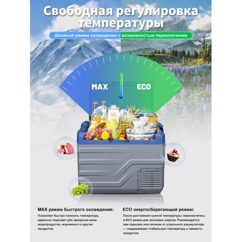 Автомобильный холодильник Alpicool NL40 (12/24) (серый) 3