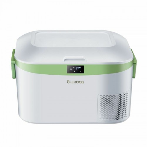 Автомобильный холодильник Бирюса HC-12P1 (белый/зеленый) 4