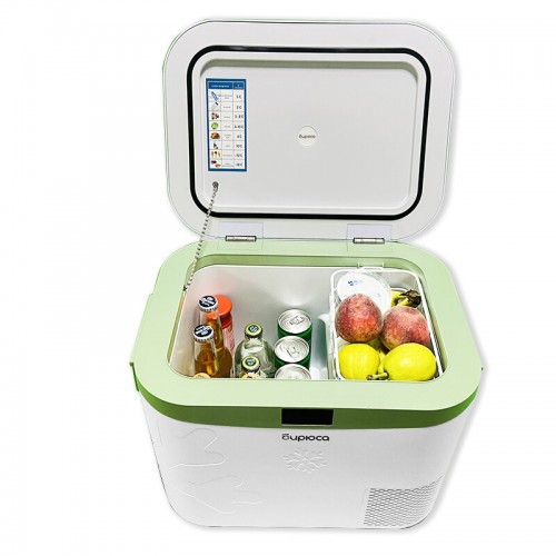 Автомобильный холодильник БИРЮСА НС-18P1 (белый/зеленый) 3