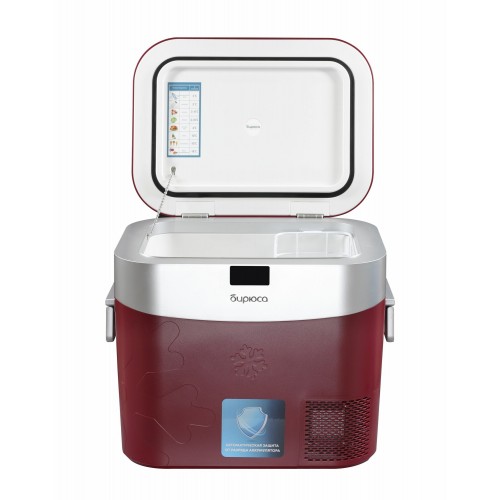 Автомобильный холодильник Бирюса НС-22P3 (бордовый) 2