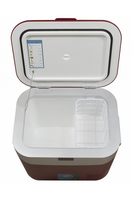 Автомобильный холодильник Бирюса НС-22P3 (бордовый) 3