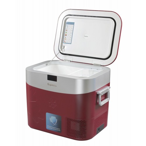 Автомобильный холодильник Бирюса НС-22P3 (бордовый) 5