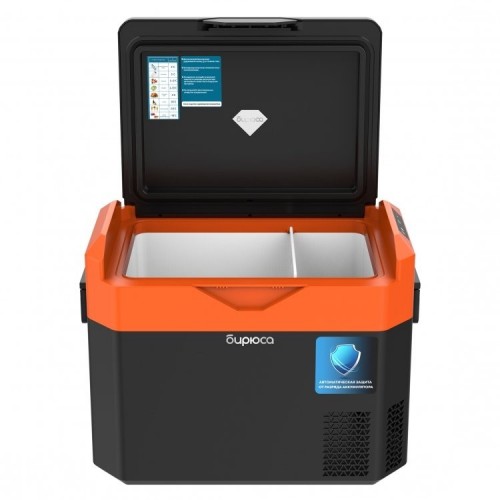 Автомобильный холодильник БИРЮСА НС-30P7 30л (черный/оранжевый) 3