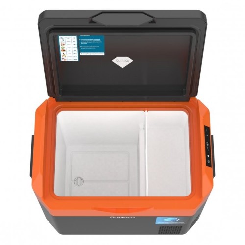 Автомобильный холодильник БИРЮСА НС-30P7 30л (черный/оранжевый) 4