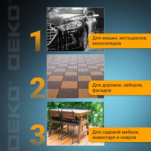 Мойка высокого давления Deko DKCW150 PRO (063-4303) (черный/желтый) 2