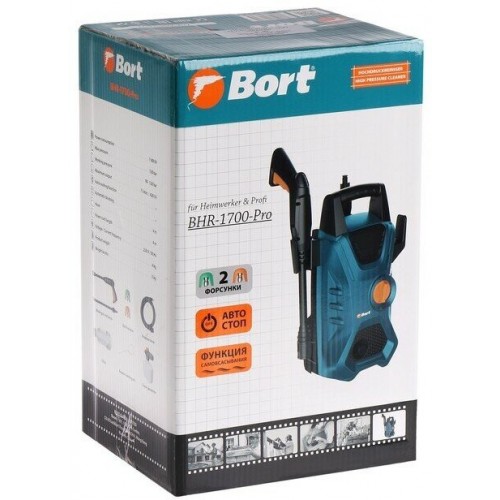 Мойка высокого давления Bort BHR-1700-Pro (93416305) (бирюзовый/черный) 2