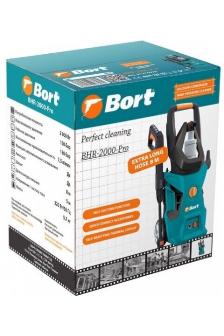 Мойка высокого давления Bort BHR-2000-PRO (черный) 6