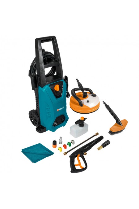 Мойка высокого давления BORT BHR-2100M (черный/бирюзовый) 