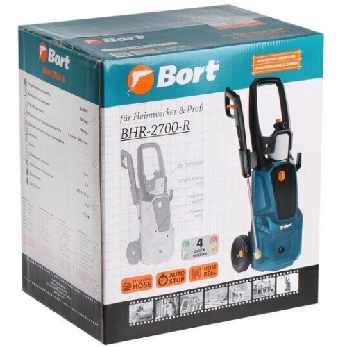 Мойка высокого давления Bort BHR-2700-R (93416114) (бирюзовый/черный) 7