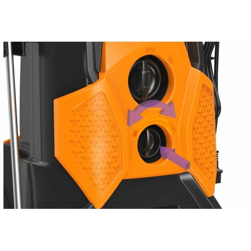 Мойка высокого давления Carver CW-2501EI (01.023.00006) (черный/оранжевый) 3