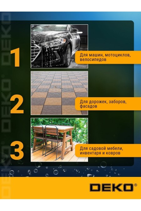 Мойка высокого давления DEKO DKCW145 (065-4302) (черный/желтый) 4