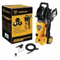Мойка высокого давления Deko DKCW155 PRO 1900Вт (083-2026) (черный/желтый)