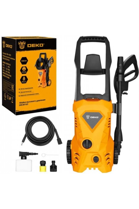 Мойка высокого давления Deko DKCW165 (065-4303) (черный/оранжевый) 3