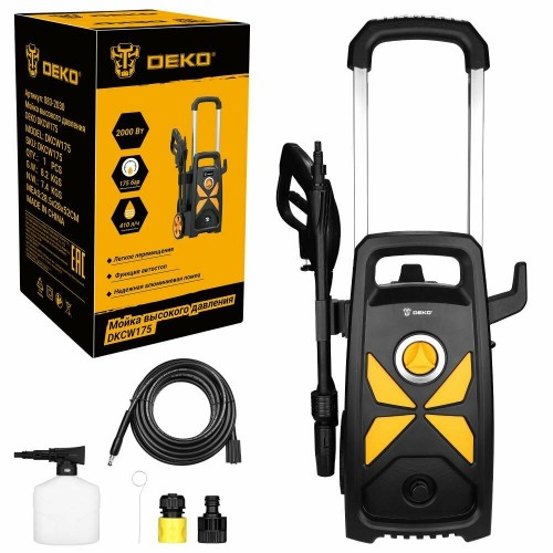 Мойка высокого давления DEKO DKCW175 083-2030 (черный/желтый) 1