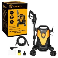 Мойка высокого давления Deko DKCW1800 083-2033 (черный/желтый)