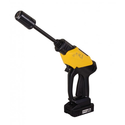 Мойка высокого давления Huter W-20Li (с 1 АКБ и ЗУ в комплекте) (черный/желтый) 
