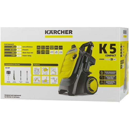 Мойка высокого давления Karcher K 5 Compact 1.630-750.0) (желтый/черный) 3
