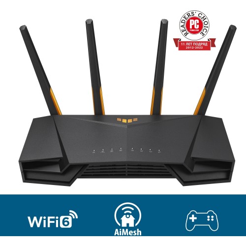 Wi-Fi роутер Asus TUF-AX4200 (черный) 5