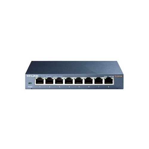 Коммутатор TP-LINK TL-SG108 (серый) 