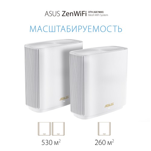 Mesh система Asus XT9 (W-2-PK) (белый) 4