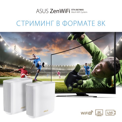 Mesh система Asus XT9 (W-2-PK) (белый) 8