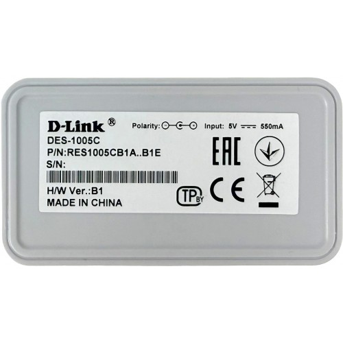 Коммутатор D-Link DES-1005C (белый) 3
