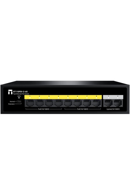 Коммутатор Netis ST110PDI-2-65 (черный) 